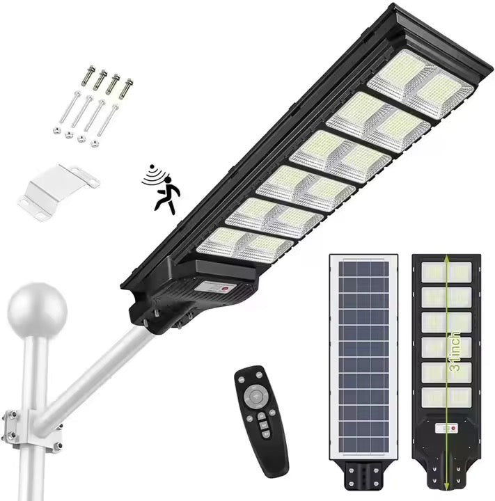 Lampadaire solaire 1200W